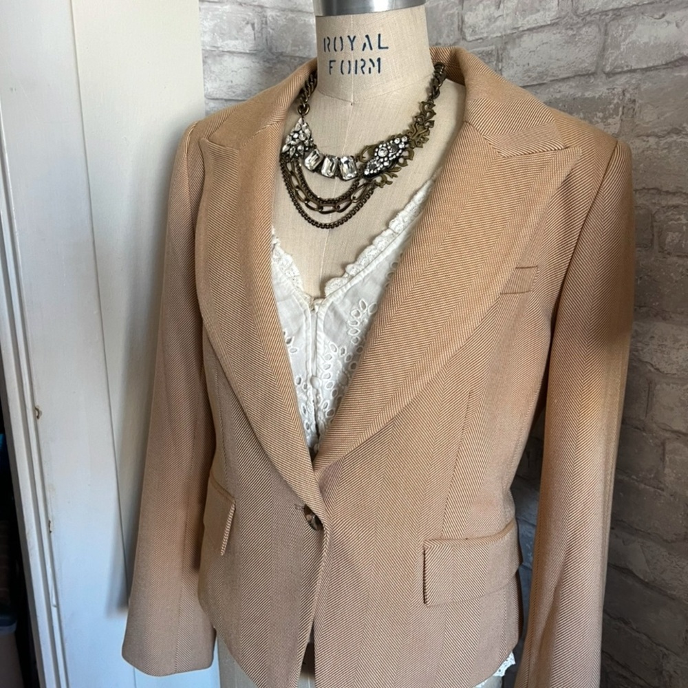 Veronica Beard Hosanna Linen Dickey Jacket